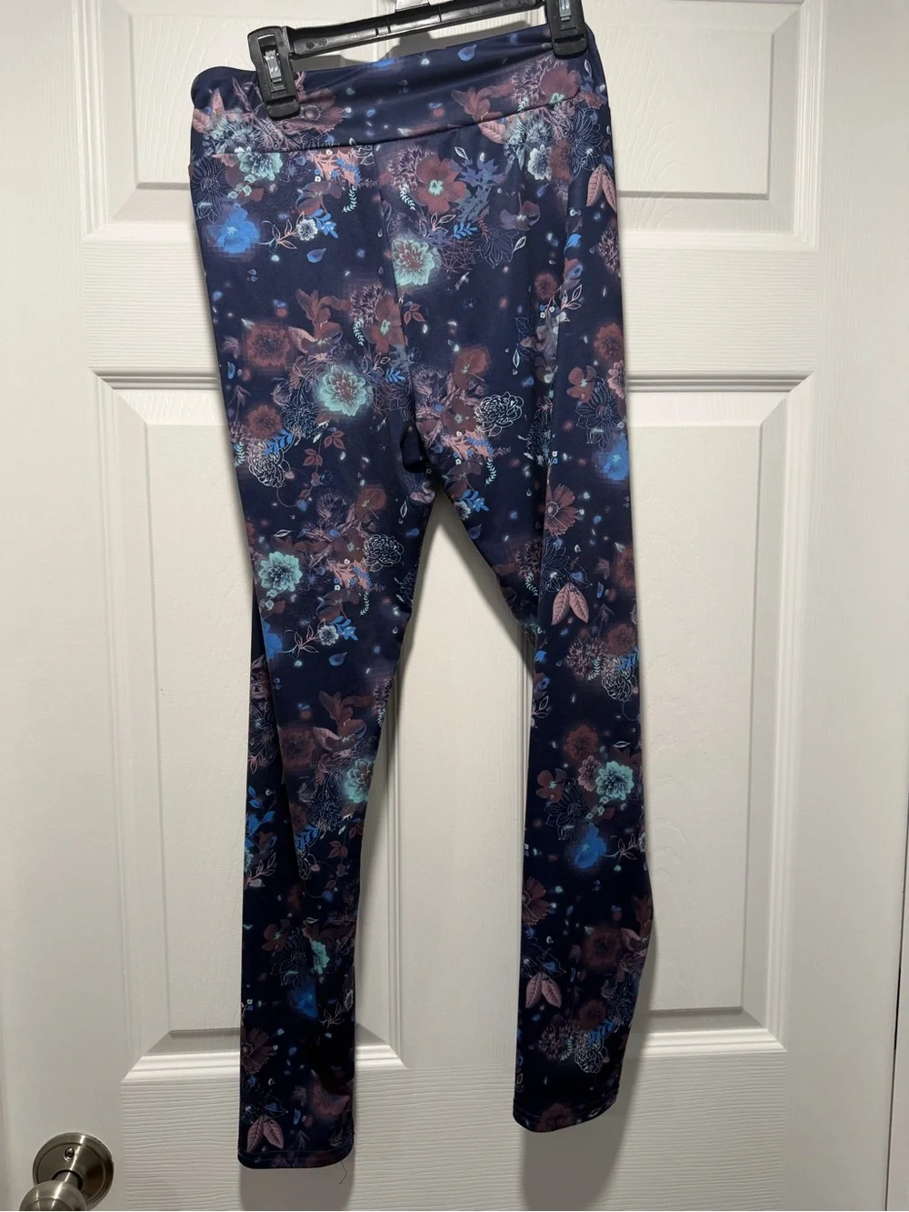 Converse Navy Floral Print Girls' Leggings